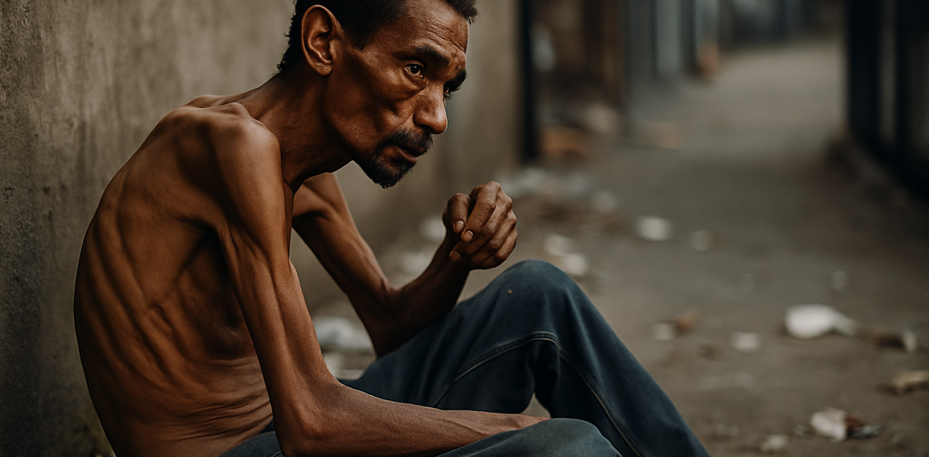 Por que Dependentes Químicos de Crack Não Sentem Fome e São Tão Magros