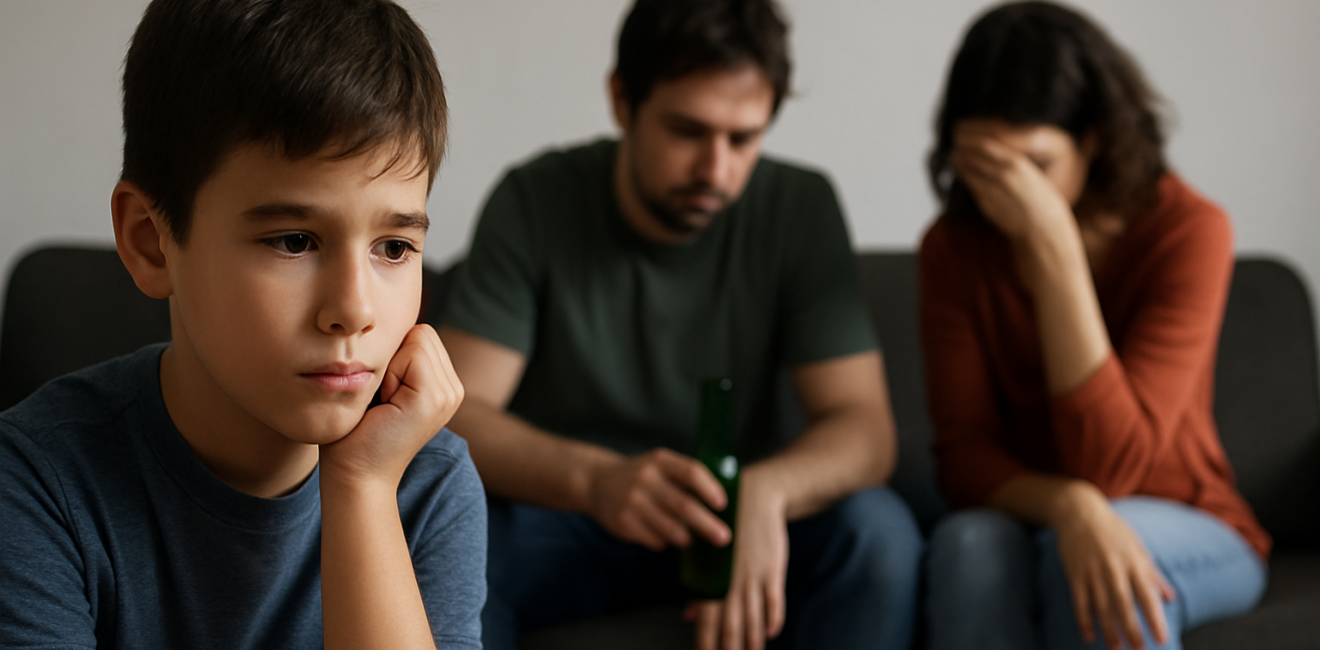 O olhar da criança e do adolescente em relação aos pais dependentes químicos: uma análise
