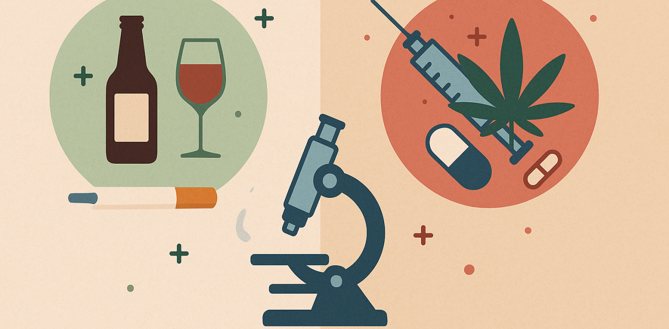 Drogas Lícitas x Ilícitas: O que a Ciência Diz
