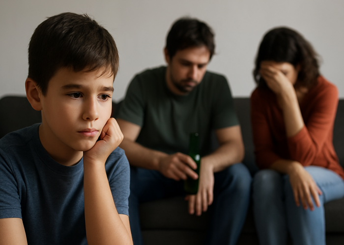 O olhar da criança e do adolescente em relação aos pais dependentes químicos: uma análise