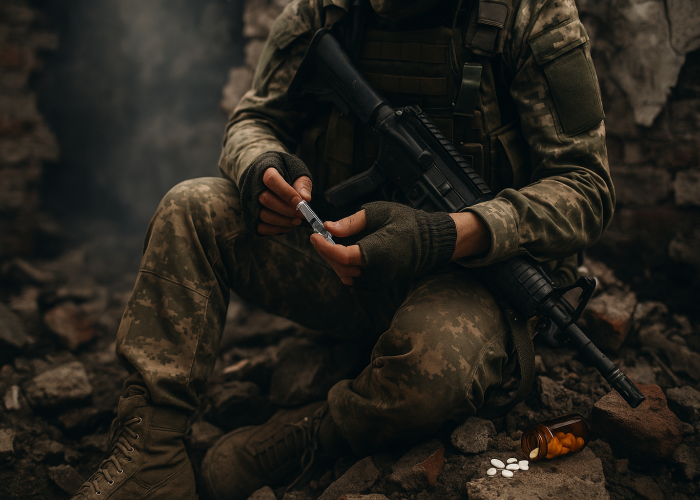 O Uso de Drogas em Contextos de Guerra: Dor, Fuga Psicológica e a Construção da Dependência